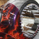 Illustration for article titled Hubless Monster Motorcycle Rolls Without Spokes